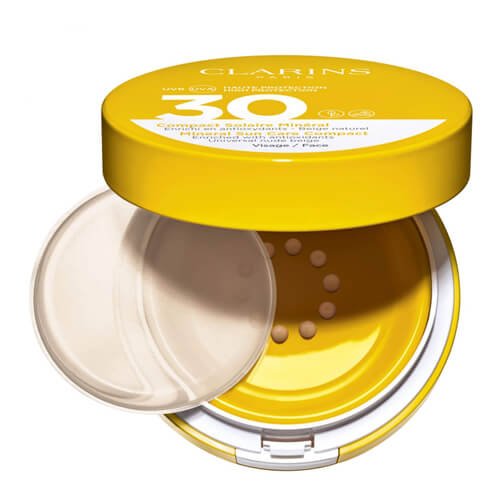 CLARINS Compact Solaire Minéral Visage UVA/UVB30 - Enrichi en