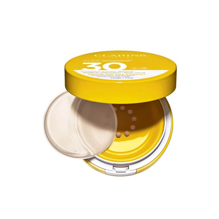 CLARINS Compact Solaire Minéral Visage UVA/UVB30 - Enrichi en