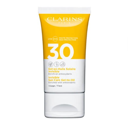 CLARINS Gel-en-Huile Solaire Invisible Visage UVA/UVB 30 - CLARINS Gel-en-Huile Solaire Invisible Visage UVA/UVB 30 -