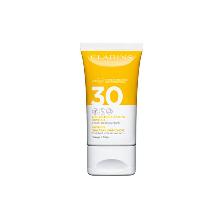 CLARINS Gel-en-Huile Solaire Invisible Visage UVA/UVB 30 - CLARINS Gel-en-Huile Solaire Invisible Visage UVA/UVB 30 -