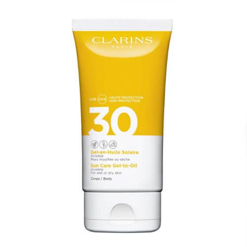 CLARINS-UVA/UVB 30 Invisible Body Sun Gel-in-Oil - Antioxidant