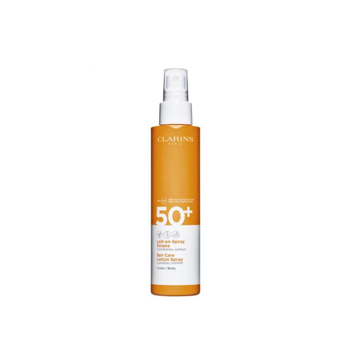 CLARINS Lait en Spray Solaire Corps UVA/UVB 50+ - Hydratation CLARINS Lait en Spray Solaire Corps UVA/UVB 50+ - Hydratation