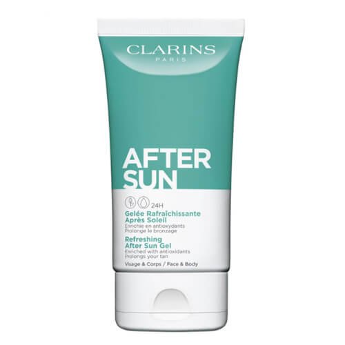 CLARINS Erfrischendes After-Sun-Gel - spendet Feuchtigkeit und CLARINS Erfrischendes After-Sun-Gel - spendet Feuchtigkeit und