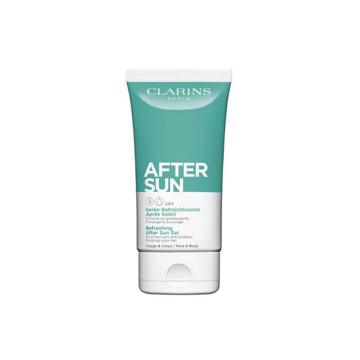 CLARINS Erfrischendes After-Sun-Gel - spendet Feuchtigkeit und CLARINS Erfrischendes After-Sun-Gel - spendet Feuchtigkeit und