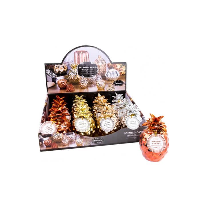 Tentation Ananas-Windlicht + Duftkerze 4015953587810 Tentation Ananas-Windlicht + Duftkerze 4015953587810