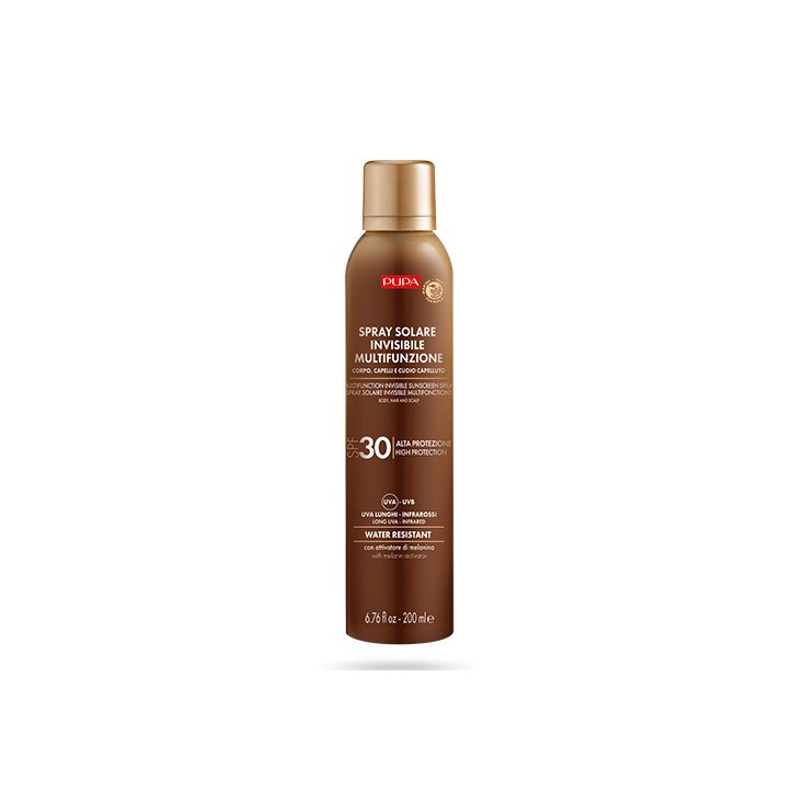 PUPA Spray Solaire Invisible Multifonctions - SPF30 PUPA Spray Solaire Invisible Multifonctions - SPF30