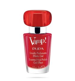 Vamp! Scented nail polish gel effect with red fragrance