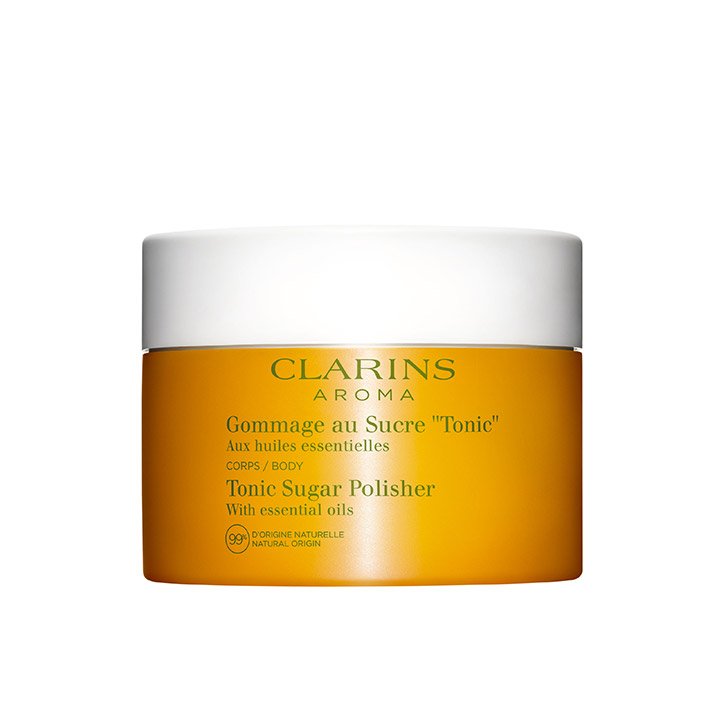 CLARINS-"Tonic" Body Scrub with Sugar