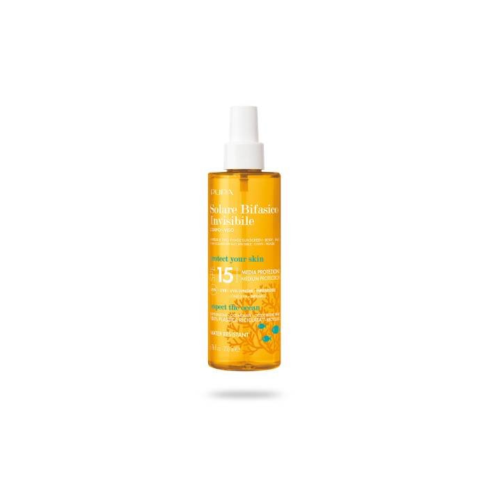 PUPA-Biphase Invisible Sun Care SPF15 - Body and Face