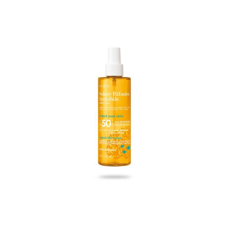 PUPA Unsichtbarer Zweiphasen-Sonnenschutz SPF50 - Körper und PUPA Unsichtbarer Zweiphasen-Sonnenschutz SPF50 - Körper und