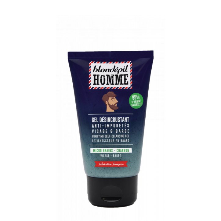 Blondépil Homme Gel Nettoyant Visage Désincrustant Anti