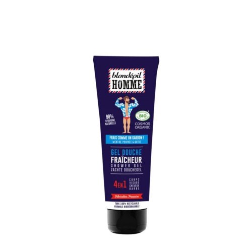 Blondépil Homme Frische Duschgel 4 in 1 - 98% Natürlich Blondépil Homme Frische Duschgel 4 in 1 - 98% Natürlich