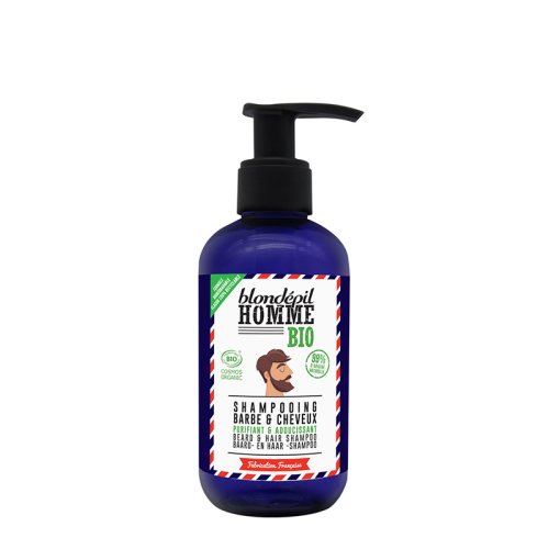 Blondépil Homme-Beard & Hair Shampoo - 99% Natural Blondépil Homme-Beard & Hair Shampoo - 99% Natural