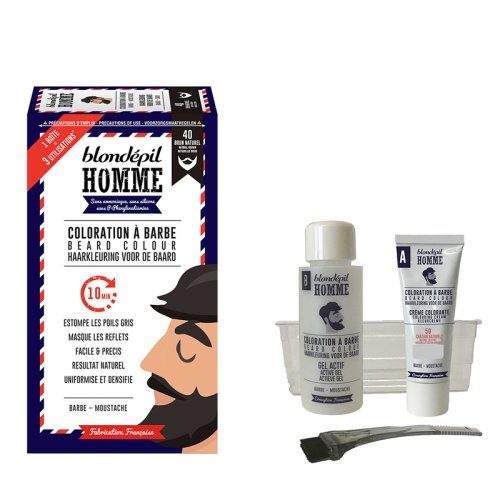 Blondépil Homme-Beard & Mustache Coloring