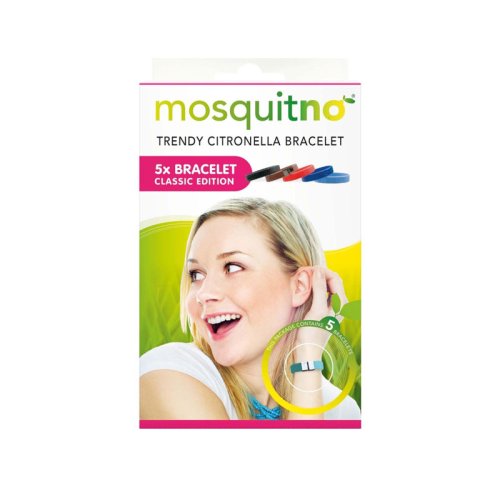 MosquitNo 5 verstellbare Anti-Mücken-Armbänder - Zufällige MosquitNo 5 verstellbare Anti-Mücken-Armbänder - Zufällige