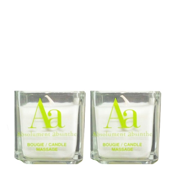 ABSOLUMENT PARFUMEUR-Absolutely Absinthe - 2 Massage Candles ABSOLUMENT PARFUMEUR-Absolutely Absinthe - 2 Massage Candles