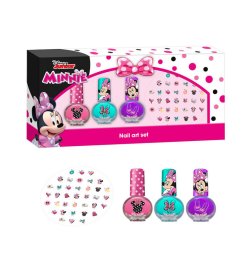 DISNEY Coffret Minnie Mouse - Vernis à Ongles + Autocollants