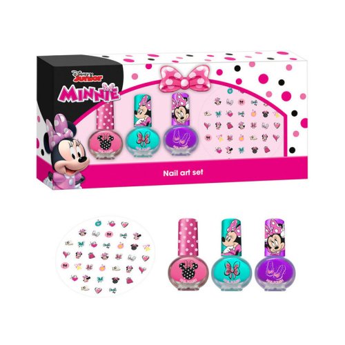 DISNEY Coffret Minnie Mouse - Vernis à Ongles + Autocollants DISNEY Coffret Minnie Mouse - Vernis à Ongles + Autocollants