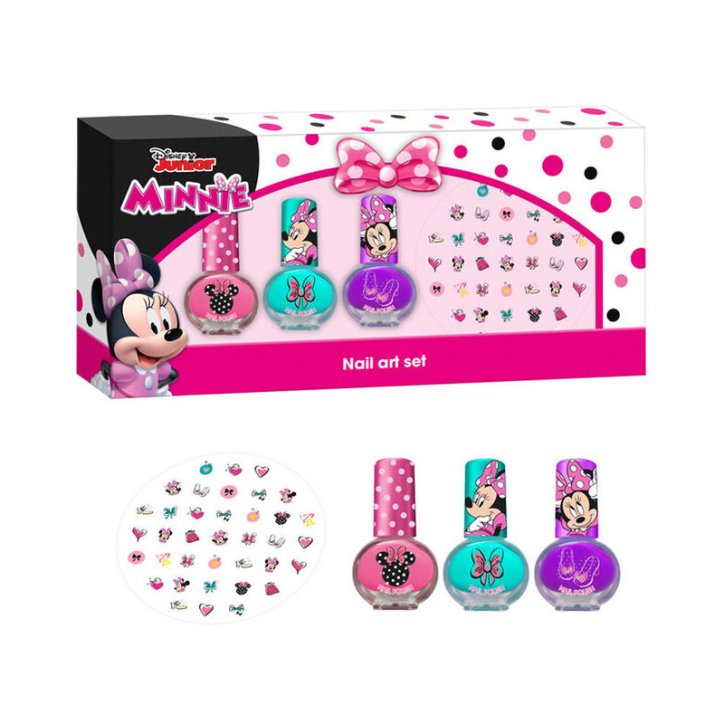 DISNEY Coffret Minnie Mouse - Vernis à Ongles + Autocollants DISNEY Coffret Minnie Mouse - Vernis à Ongles + Autocollants
