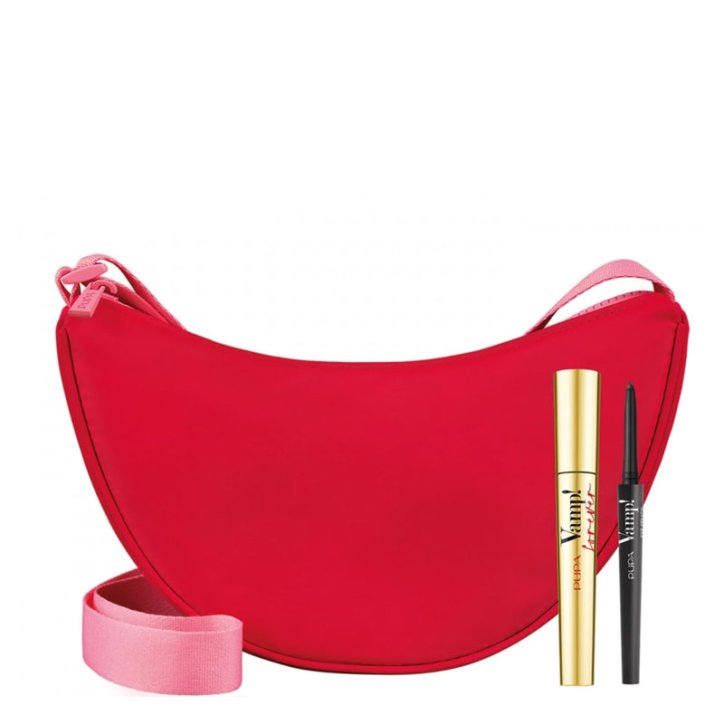 PUPA Kit Mascara Forever Vamp, Crayon Yeux & Trousse PUPA Kit Mascara Forever Vamp, Crayon Yeux & Trousse