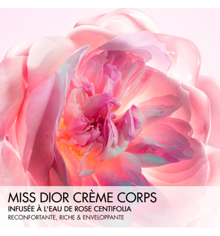 Miss Dior Crème Corps Réconfortante - Crème hydratante parfumée pour le corps