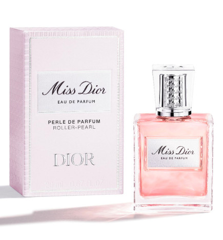 Miss Dior Eau de Parfum Roller-Pearl - Notes florales vanillées et sensuelles