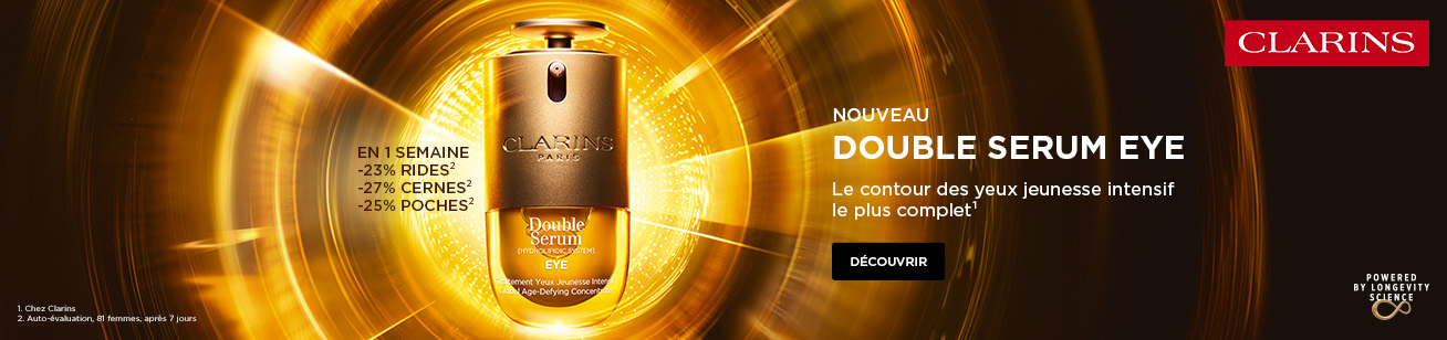 Clarins nouveau soin Double Serum Yeux