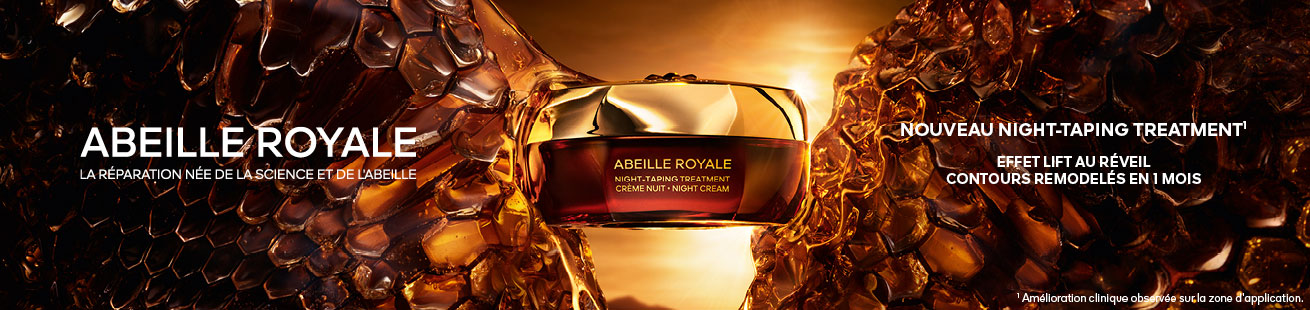 Guerlain soin Abeille Royale Night taping treatment Cr&egrave;me nuit lift
