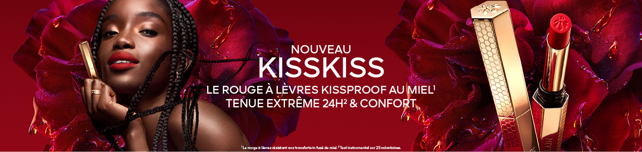 Nouveau maquillage Guerlain Rouge à lèvres Kiss Kiss